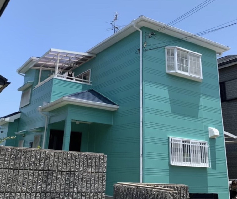 堺市W様邸外壁塗装、屋根塗装、防水工事 - AFTER