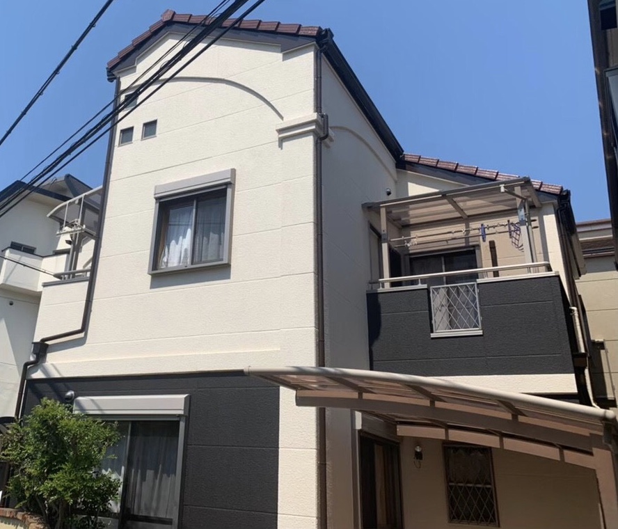 滋賀県草津市G様邸外壁塗装、屋根塗装、防水工事 - AFTER
