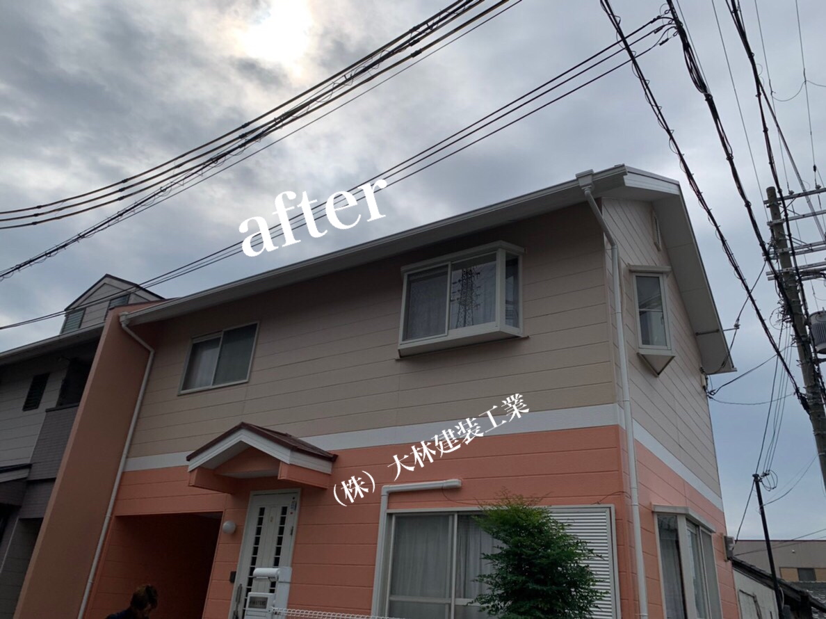 堺市西区U様邸外壁塗装、屋根塗装、防水工事 - AFTER